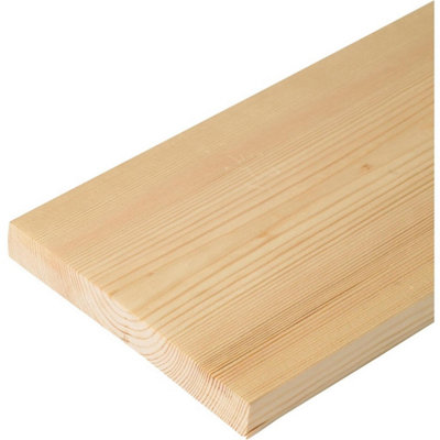 Pack of 10 (Total 10 Units) - Planed All Round Redwood Timber- 175mm (W ...
