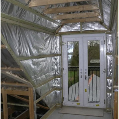 PACK OF 10 (Total 10 Units) - Premium 2 in 1 Insulation SuperQuilt - 10000mm x 1500mm x 40mm - 4