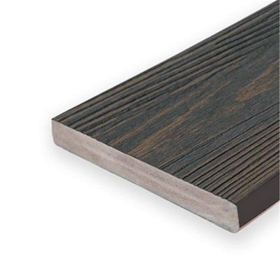 Pack of 10 (Total 10 Units) - Premium Apex SE Starter Deck Boards - 140mm (W) x 24mm (H) x 4800mm (L) - Carbonised Osage