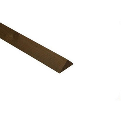 Pack of 10 (Total 10 Units) - Premium Brown Treated Arris Rail - Plain ...
