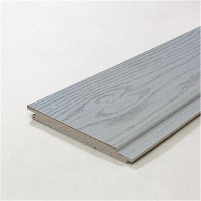 Pack of 10 (Total 10 Units) - Premium Composite Cladding Boards - 200mm (W) x 18mm (H) x 3600mm (L) - Salt Blue