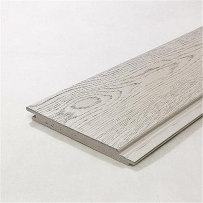 Pack of 10 (Total 10 Units) - Premium Composite Cladding Boards - 200mm (W) x 18mm (H) x 3600mm (L) - Smoked Oak