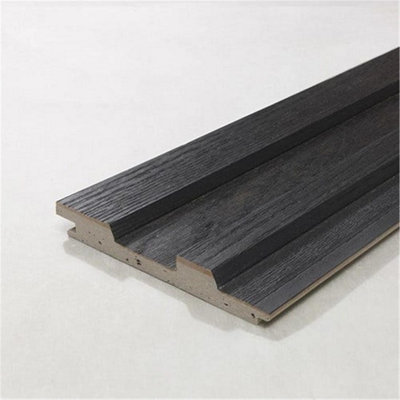 Pack of 10 (Total 10 Units) - Premium Composite Cladding Boards & Batten - 200mm (W) x 26mm (H) x 3600mm (L) - Burnt Cedar