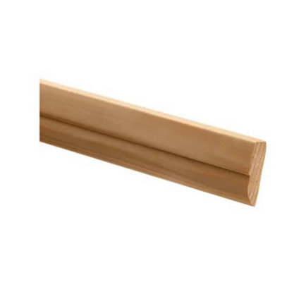 PACK OF 10 (Total 10 Units) - Premium Decorative Door Stop - 34mm x 12mm x 2400mm Length