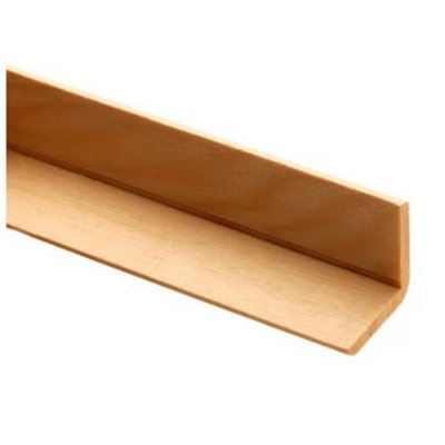 PACK OF 10 (Total 10 Units) - Premium FSC Pine Angle- 20mm x 20mm x 2400mm Length