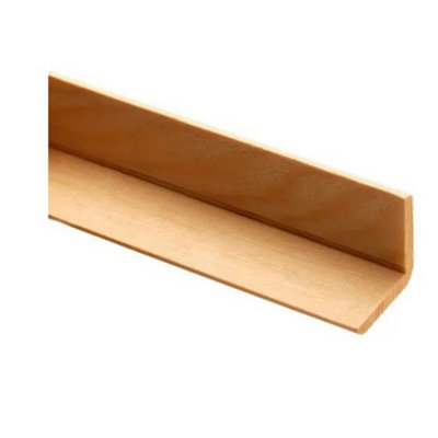 PACK OF 10 (Total 10 Units) - Premium FSC Pine Angle - 42mm x 42mm x 2400mm Length