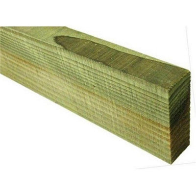 Pack of 10 (Total 10 Units) - Premium Green Treated Gate Stop - 38mm (W) x 22mm (H) x 1800mm (L)