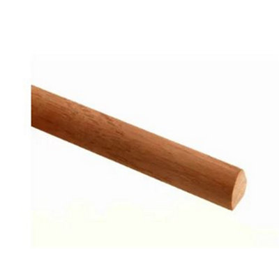 PACK OF 10 (Total 10 Units) -  Premium Hardwood Back Off Quadrant - 12mm x 12mm x 2400mm Length