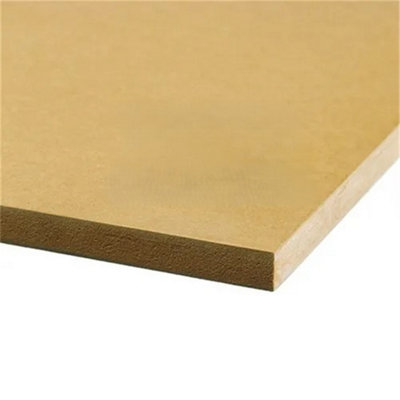 Pack of 10 (Total 10 Units) - Premium Moisture Resistant MDF - 1220mm (W) x 25mm (H) - Length 2440mm