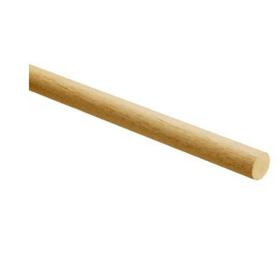 PACK OF 10 (Total 10 Units) - Premium MT Hardwood Dowel - 6mm x 2400mm Length