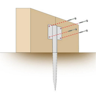 Pack of 10 (Total 10 Units) - Single Sleeper Straight Support Spike ...