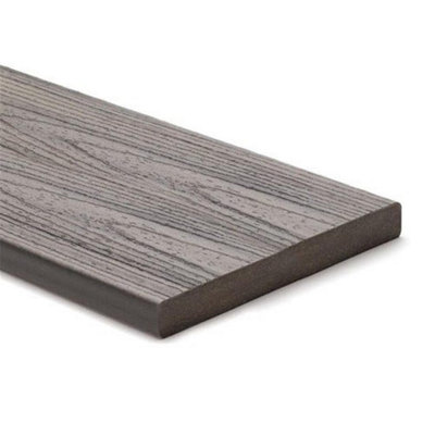 Pack of 10 (Total 10 Units) - Transcend Composite Fascia Decking Boards - 184mm (W) x 14mm (H) x 3660mm (L) - Island Mist