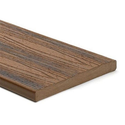 Pack of 10 (Total 10 Units) - Transcend Composite Fascia Decking Boards - 184mm (W) x 14mm (H) x 3660mm (L) - Spiced Drink