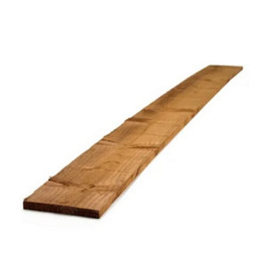 PACK OF 10 - Treated Gravel Board Brown - 22mm x 150mm - 3.6m Length