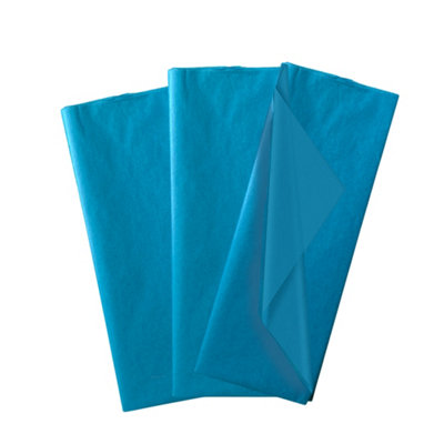 Pack of 10 Turquoise Acid Free 50 x 70cm Tissue Paper Sheets