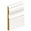 PACK OF 10 - Victorian Primed MDF Skirting - 18mm x 180mm - 4.2m Length