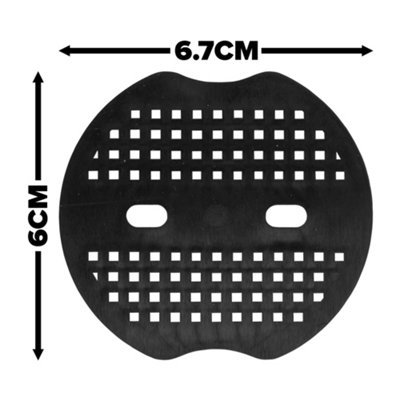 Pack of 100 weed matting hold down pegs with 100 buffer plates+removal tool - 8