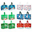 Pack of 12 Christmas Gift Bags - 6 Designs