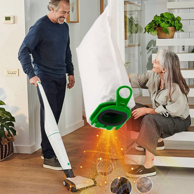 Pack of 12 dust bags for Vorwerk Kobold VB100 and VB 100 vacuum ...