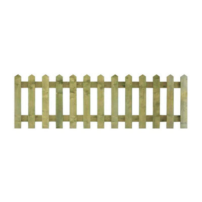 Pack of 12 (Total 12 Units) - 6' x 2' PicketCharm Point Top Picket ...