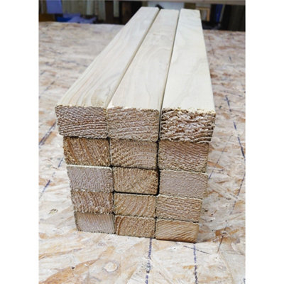 PACK OF 15 - Deluxe 44mm Pressure Treated Timber Tongue Framing - 3.6m Length (44mm x 28mm)