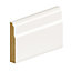 PACK OF 15 - Lambs Tongue Primed MDF Skirting - 18mm x 119mm - 4.2m Length
