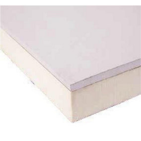 PACK OF 15 - Premium Insulated Plasterboard - EcoTherm Eco-Liner 2400mm x 1200mm x 60mm + 12.5mm Insulated Plasterboard