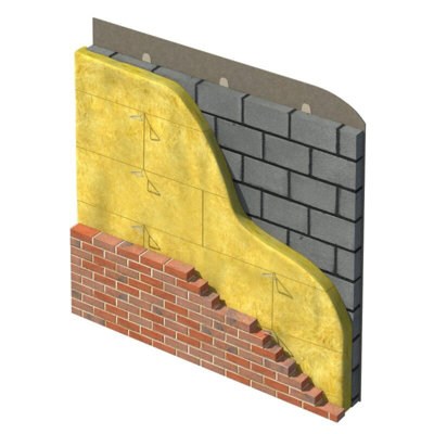 PACK OF 15 Superwall 32 Cavity Wall Batt - 100mm/49.2 m2 (Superglass)