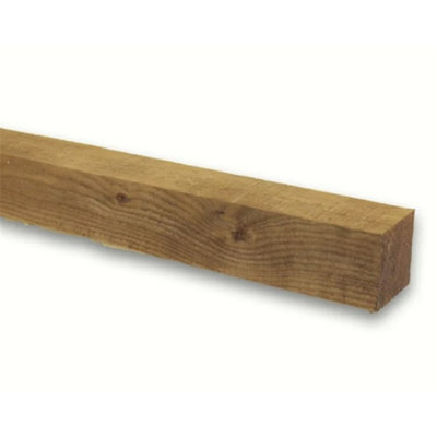 PACK OF 15 (Total 15 Units) - 100mm x 100mm (4" x 4") Sawn Timber Carcassing Wood Softwood Timber - 4.8m Length