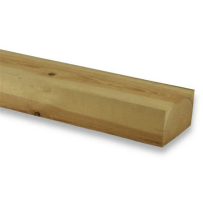 PACK OF 15 (Total 15 Units) - 100mm x 125mm (5" x 4") Sawn Timber Carcassing Wood Softwood Timber - 3.6m Length