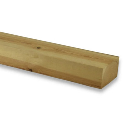 PACK OF 15 (Total 15 Units) - 100mm x 150mm (6" x 4") Sawn Timber Carcassing Wood Softwood Timber - 3.0m Length