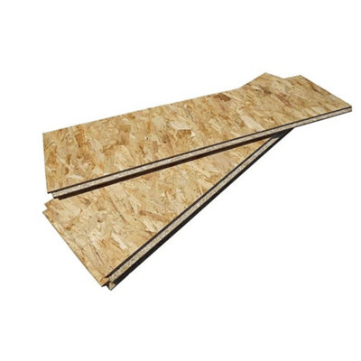 PACK OF 15 (Total 15 Units) - 18mm OSB - Structural OSB Loft Panels - 18mm X 300mm X 1220mm