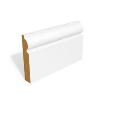 PACK OF 15 (Total 15 Units) - 18mm Torus Skirting - 18mm x 119mm - 4200mm