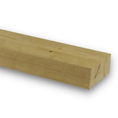 PACK OF 15 (Total 15 Units) - 75mm x 125mm (5" x 3") Sawn Timber Carcassing Wood Softwood Timber - 3.0m Length