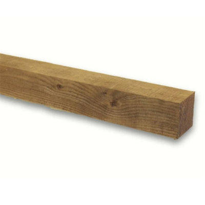 PACK OF 15 (Total 15 Units) - 75mm x 125mm (5" x 3") Sawn Timber Carcassing Wood Softwood Timber - 4.8m Length