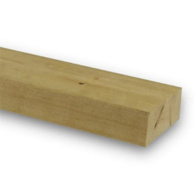 PACK OF 15 (Total 15 Units) - 75mm x 150mm (6" x 3") Sawn Timber Carcassing Wood Softwood Timber - 3.6m Length