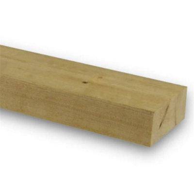 PACK OF 15 (Total 15 Units) - 75mm x 150mm (6" x 3") Sawn Timber Carcassing Wood Softwood Timber - 4.2m Length