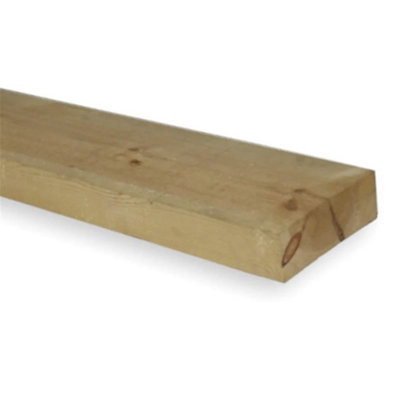 PACK OF 15 (Total 15 Units) - 75mm x 250mm (9" x 3") Sawn Timber Carcassing Wood Softwood Timber - 1.5m Length