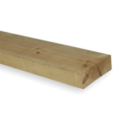 PACK OF 15 (Total 15 Units) - 75mm x 250mm (9" x 3") Sawn Timber Carcassing Wood Softwood Timber - 2.4m Length