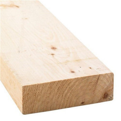 Pack of 15 (Total 15 Units) - C24 Carcassing Timber - 47mm (W) x 200mm (H) - Length 3600mm