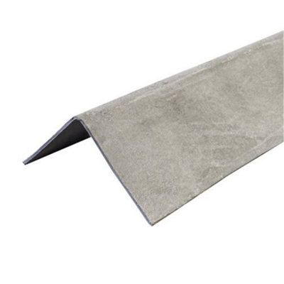 PACK OF 15 (Total 15 Units) - Fibre Cement 300mm x 300mm Plain Wing Barge Board - Grey - 1830mm