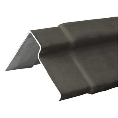 PACK OF 15 (Total 15 Units) - Fibre Cement Right Handed Vergeline Barge Board - Brown - 1830mm