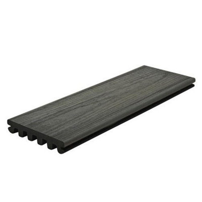 Pack of 15 (Total 15 Units) - Natural Enhance Grooved Edge Composite Deck Boards - 140mm (W) x 25mm (H) x 4880mm (L) - Calm Water
