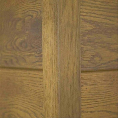 Pack of 15 (Total 15 Units) - Premium Composite Cladding External Corner - 50mm (W) x 50mm (H) x 3050mm (L) - Golden Oak
