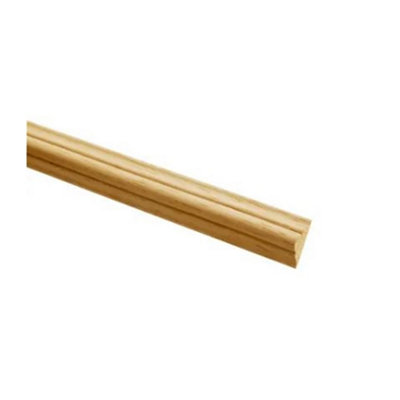 PACK OF 15 (Total 15 Units) - Premium FSC Pine Decorative Profile - 8mm x 21mm x 2400mm Length