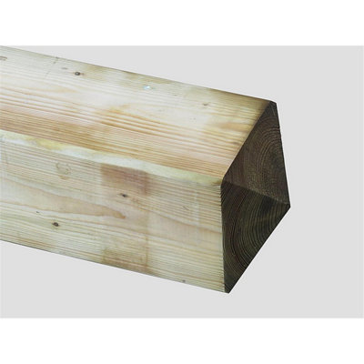 Pack of 18 (Total 18 Units) - 150mm x 150mm Green Treated Pyramid Top ...
