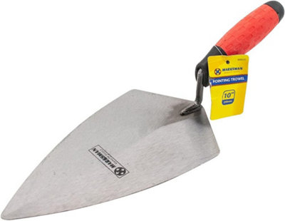 Pack Of 2 10 Inch Pointing Trowel Handle Grip Brick Tuck Joiner Bricklayer Bricklaying