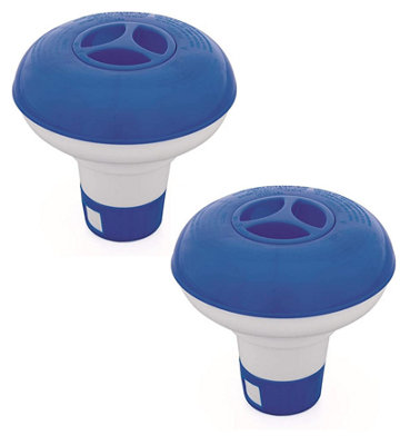 Pack of 2 Bestway 5" Chemical Floater for Paddling / Swimming Pools