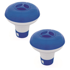 Pack of 2 Bestway 5" Chemical Floater for Paddling / Swimming Pools