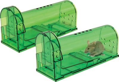 Humane Plastic Rat Rodent Control Catcher Trap Electric Mouse